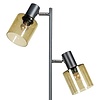 ETH Moderne vloerlamp Sledge 2-lichts met groen glas