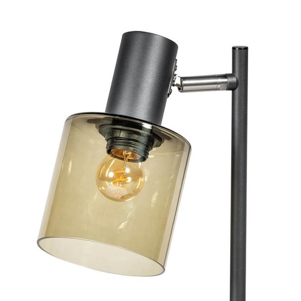 ETH Modern tafellamp Sledge Ø20 cm met groen glas