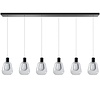 ETH Moderne Design hanglamp gary 6-lichts met helder glas