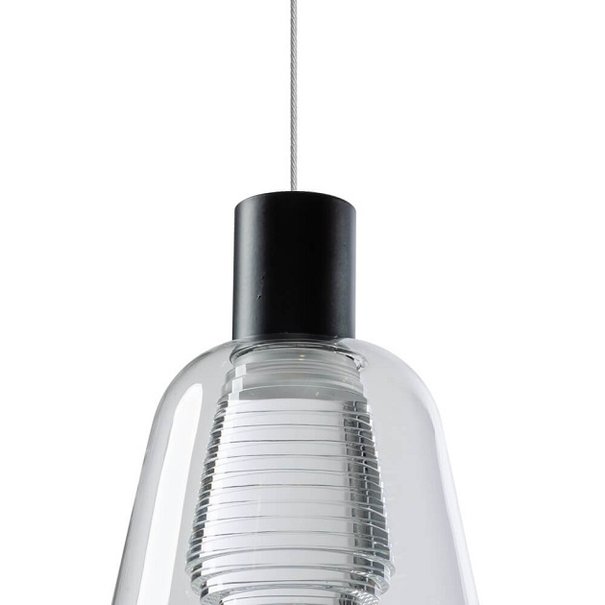ETH Moderne Design hanglamp gary 6-lichts met helder glas