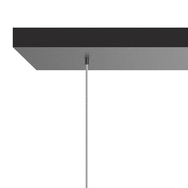 ETH Moderne - Design - Hanglamp - 6 lichts - Zwart - Helder glas - Gary