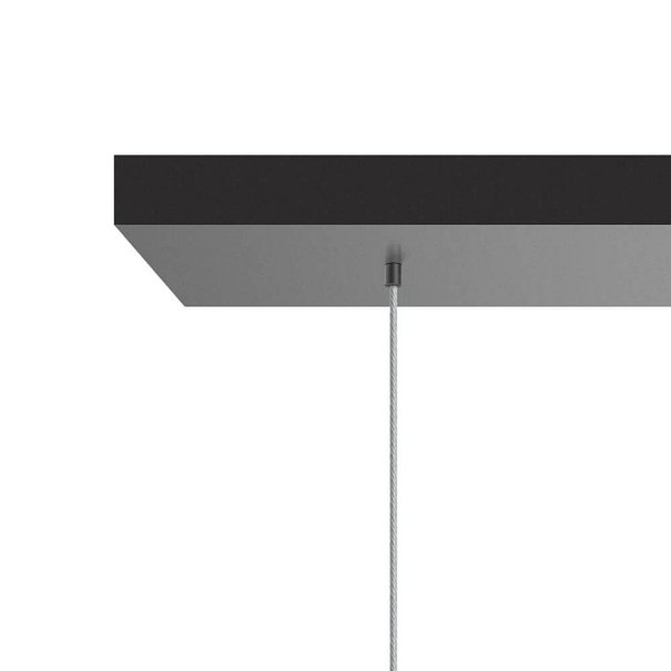ETH Modern hanglamp Gary 5-lichts 100 cm met smoke glas