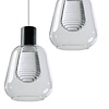 ETH Modern hanglamp Gary 5-lichts getrapt met helder glas
