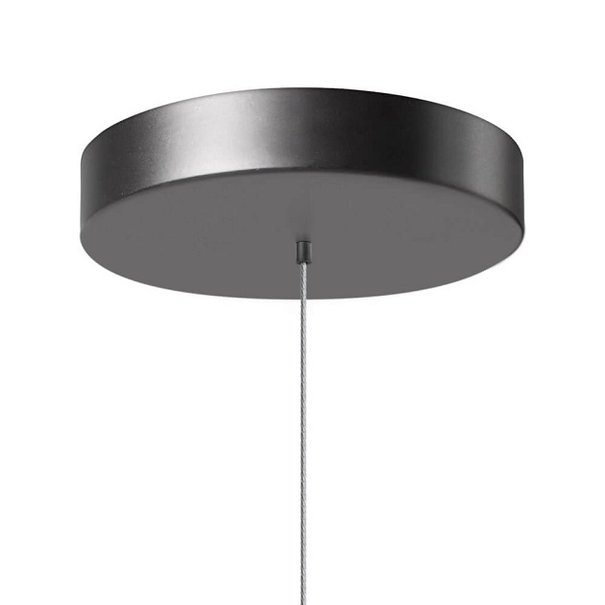 ETH Modern hanglamp Gary 1-lichts Ø13 cm met smoke glas