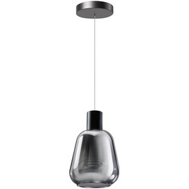 Hanglamp Gary 1-lichts smoke glas Ø13 cm