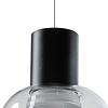 ETH Modern hanglamp Gary 1-lichts Ø13 cm met helder glas