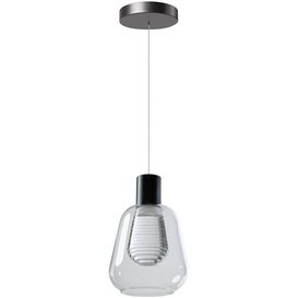 Hanglamp Gary 1-lichts Ø13 cm helder glas