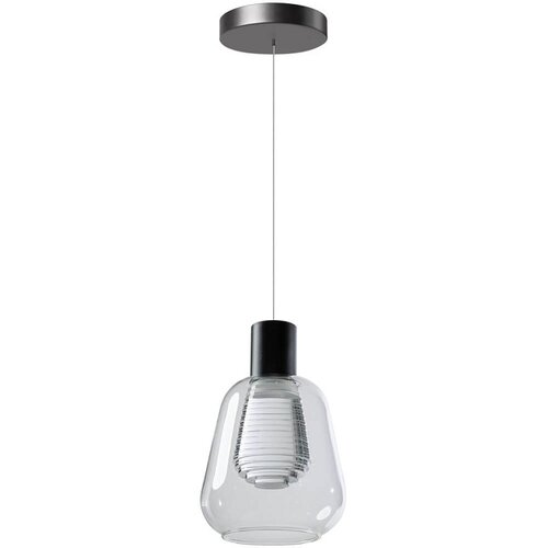 Modern hanglamp Gary 1-lichts Ø13 cm met helder glas