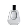 ETH Modern hanglamp Gary 1-lichts Ø13 cm met helder glas