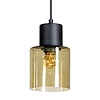 ETH Modern hanglamp Sledge 1-lichts Ø12 cm met groen glas