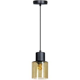 Hanglamp Sledge Glass Groen 1-lichts Ø12 cm