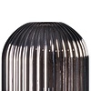 ETH Industrieel vloerlamp Glamm 1-lichts 136 cm zwart met smoke glas
