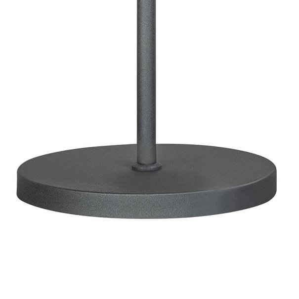 ETH Moderne vloerlamp Prince 2-lichts Ø25 cm zwart