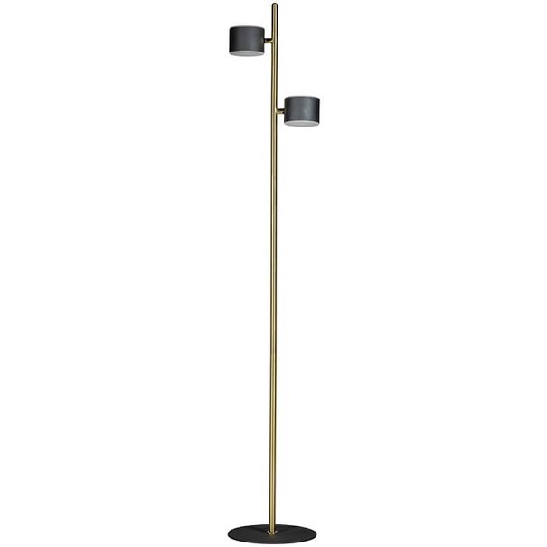 ETH Moderne - Vloerlamp - 2 lichts - goud - Prince