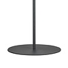 ETH Design vloerlamp Davina 2-lichts zwart met smoke glas