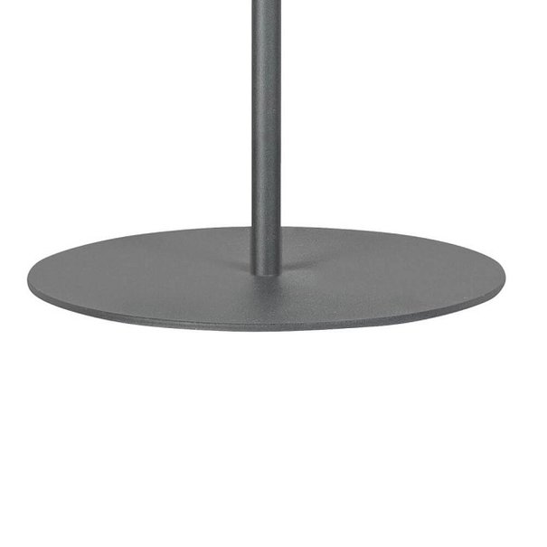 ETH Modern vloerlamp Sledge glass 3-lichts zwart met smoke glas