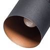 ETH Industrieel tafellamp Sledge 1-lichts Ø11,5 cm zwart met smoke glas