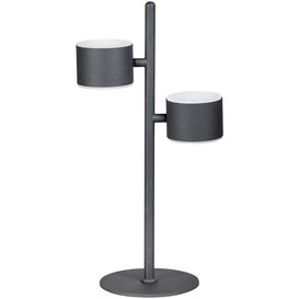 Tafellamp Prince 2-lichts Zwart