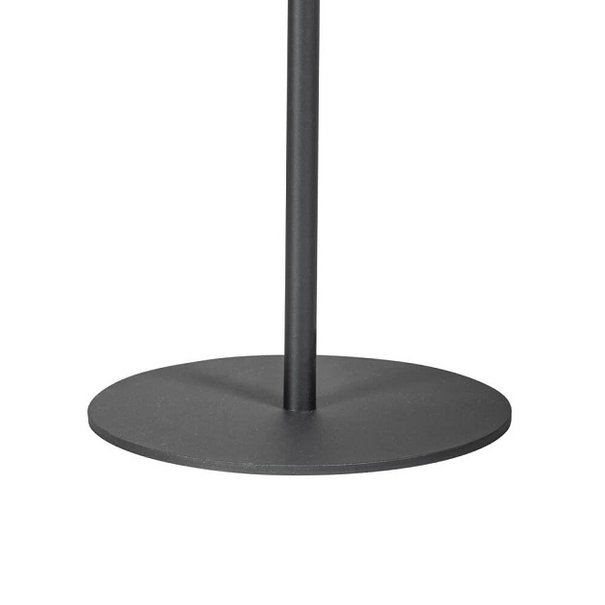 ETH Modern tafellamp Sledge Ø20 cm zwart met smoke glas