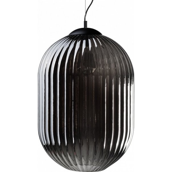 ETH Industrieel - Hanglamp - 1 lichts - Smoke - Ø40 cm