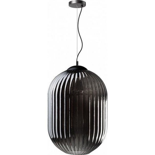 ETH Industrieel - Hanglamp - 1 lichts - Smoke - Ø40 cm