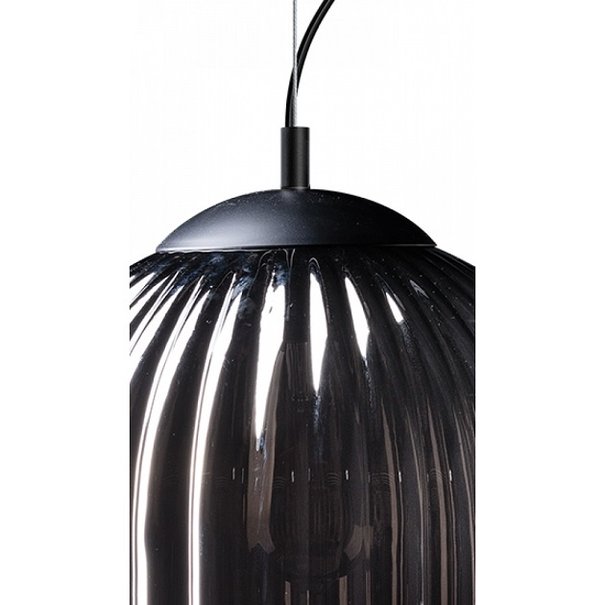 ETH Industrieel - Hanglamp - 1 lichts - Smoke - Ø30 cm - Glamm