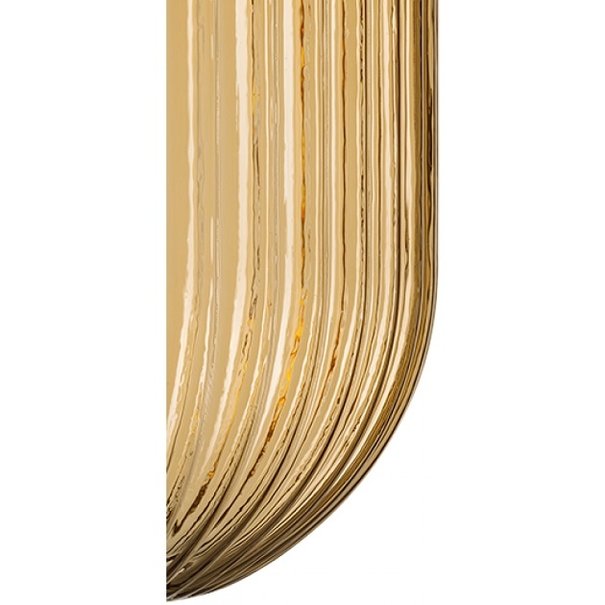 ETH Vintage hanglamp Glamm 1-lichts Ø30 cm met amber glas