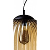 ETH Vintage hanglamp Glamm 1-lichts Ø30 cm met amber glas