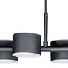 ETH Design hanglamp Prince 10-lichts zwart