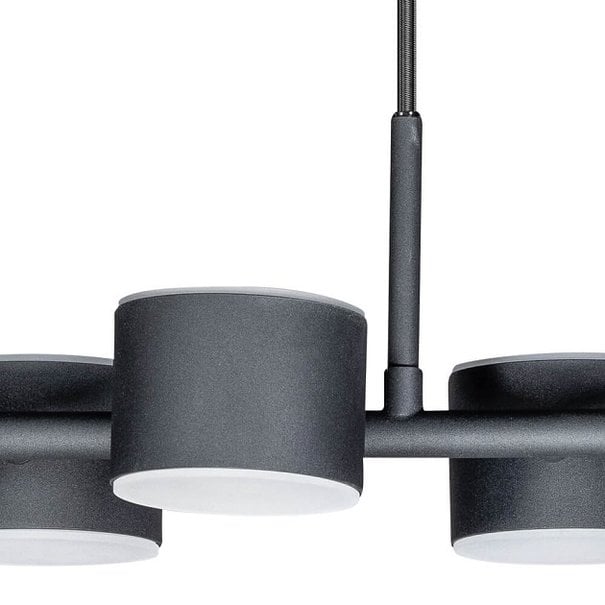 ETH Design hanglamp Prince 10-lichts zwart
