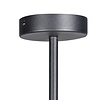 ETH Modern hanglamp Davina 8-lichts zwart met smoke glas
