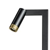 ETH Moderne vloerlamp Miller 1-lichts zwart goud