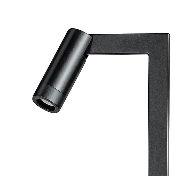 ETH Moderne vloerlamp Miller 1-lichts zwart goud