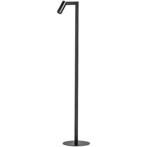 Moderne vloerlamp Miller 1-lichts zwart goud