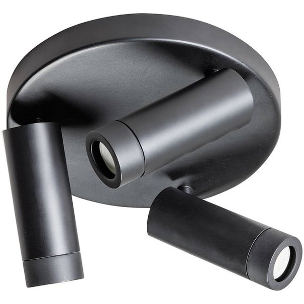 ETH Moderne opbouwspot Miller 3-lichts zwart goud