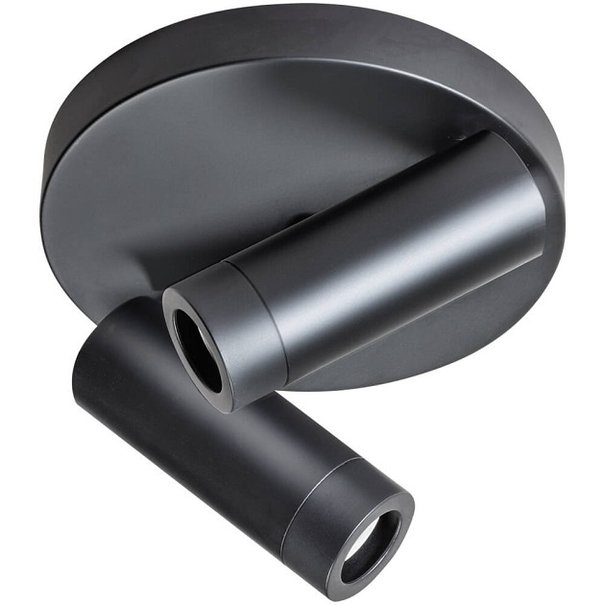 ETH Moderne opbouwspot Miller 2-lichts zwart goud