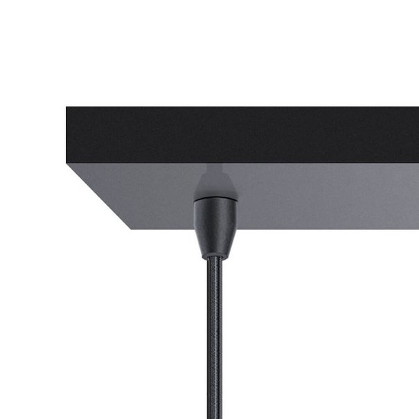 ETH Moderne hanglamp Miller 5-lichts zwart goud