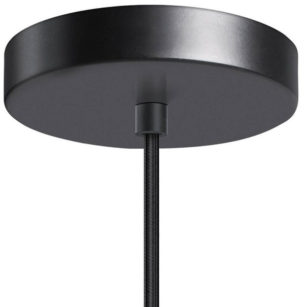 ETH Modern hanglamp Miller 1-lichts zwart goud