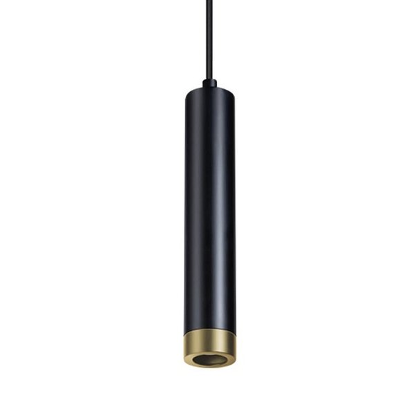 ETH Modern hanglamp Miller 1-lichts zwart goud