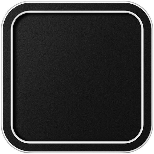 Modern plafondlamp Lois 24W LED vierkant 3 standen zwart