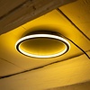 ETH Modern plafondlamp Lois 15W LED rond 3 standen zwart