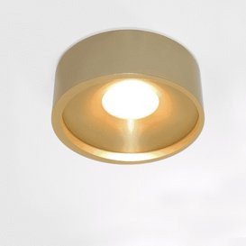 Plafondlamp Orlando 1-lichts goud Ø14cm