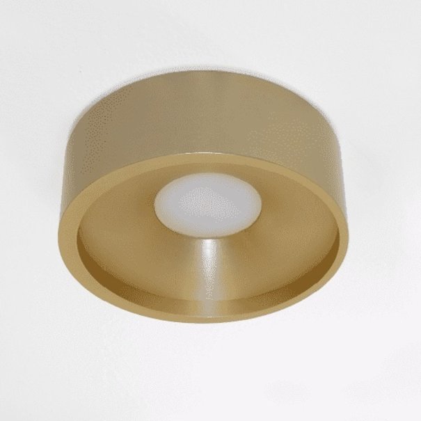Artdelight Moderne plafondlamp Orlando 1-lichts Ø14cm goud