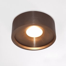 Plafondlamp Orlando 1-lichts brons Ø14cm