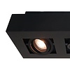 Artdelight Moderne opbouwspot Bosco 3-lichts zwart