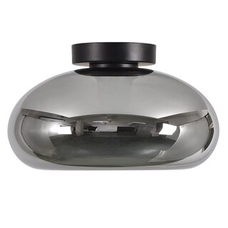 Plafondlamp Paradise 1-lichts smoke glas
