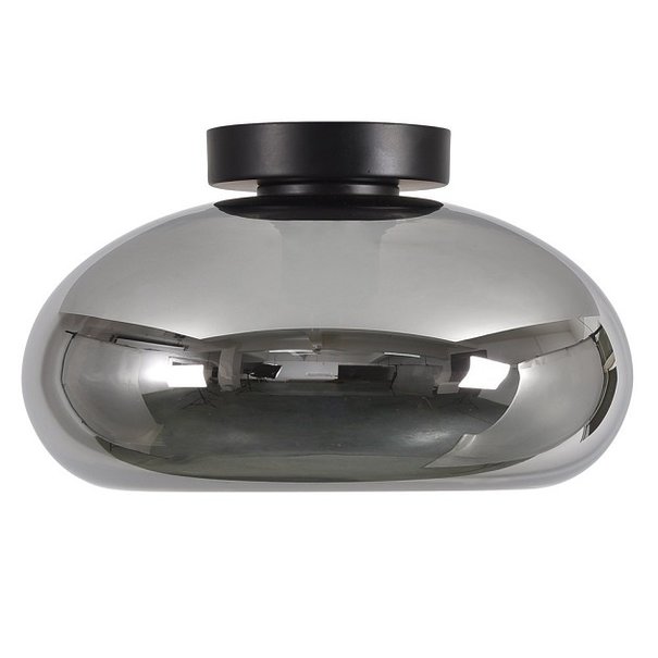 Artdelight Modern plafondlamp Paradise 1-lichts smoke glas