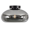Artdelight Modern plafondlamp Paradise 1-lichts smoke glas