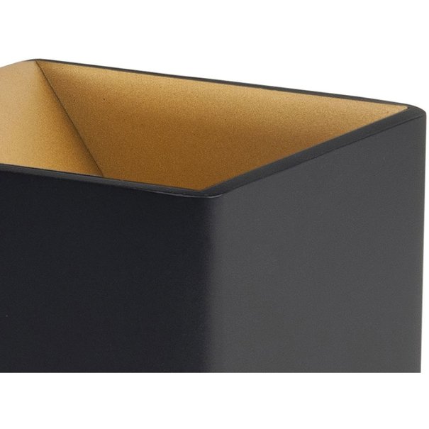 Highlight Moderne wandlamp Stretto LED small zwart goud