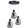 Modern - Hanglamp - 3 lichts - Getrapt - Smoke Glas - Gary